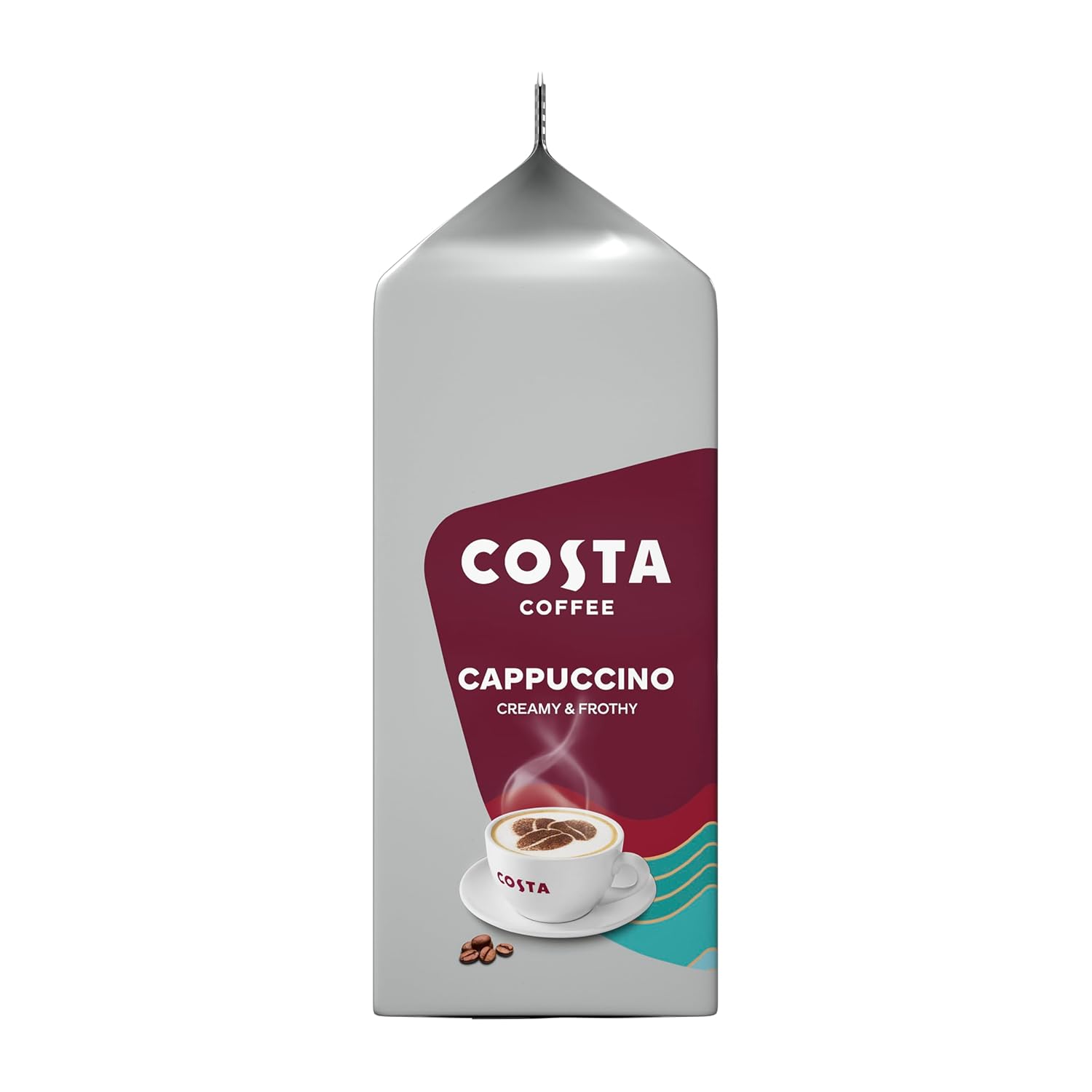TASSIMO Costa Cappuccino 16 discs, 8 servings (Pack of 5, Total 80 discs, 40 servings)