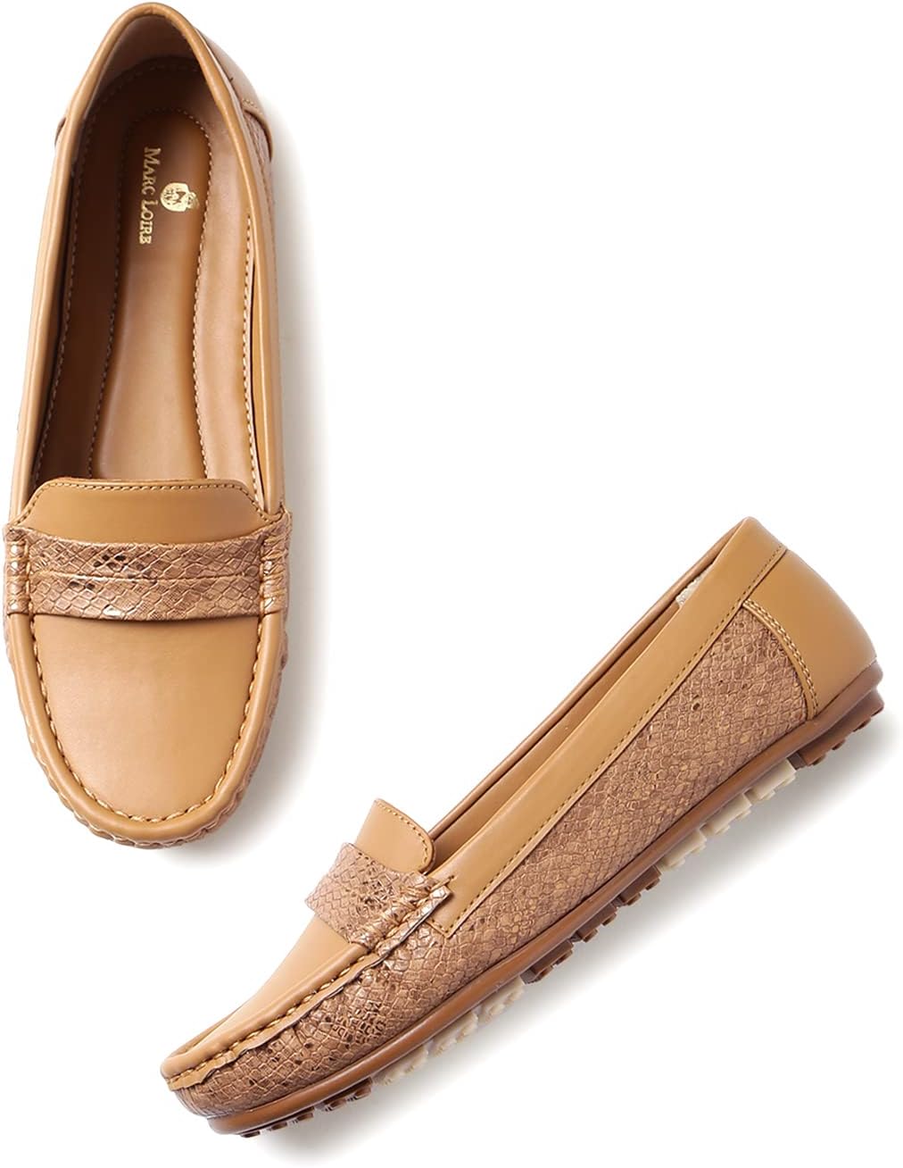 Marc LoireWomen Soft Comfortable Embellished Flats Loafers