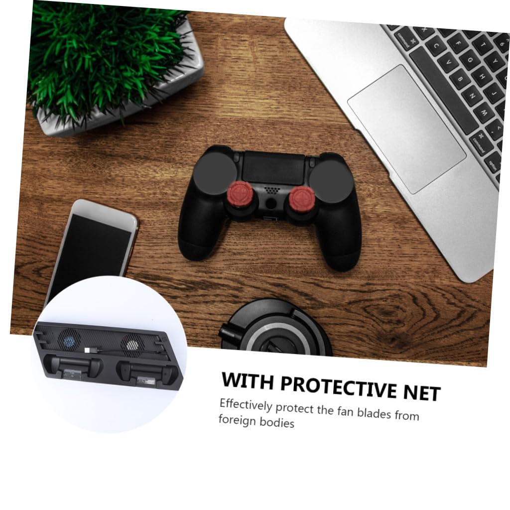 Di Raffreddamento Integrata per Console Stazione di Ricarica Verticale Porte Supporto di Raffreddamento per Dispositivi di Gioco Hub USB per Connessione Mouse e Tastiera
