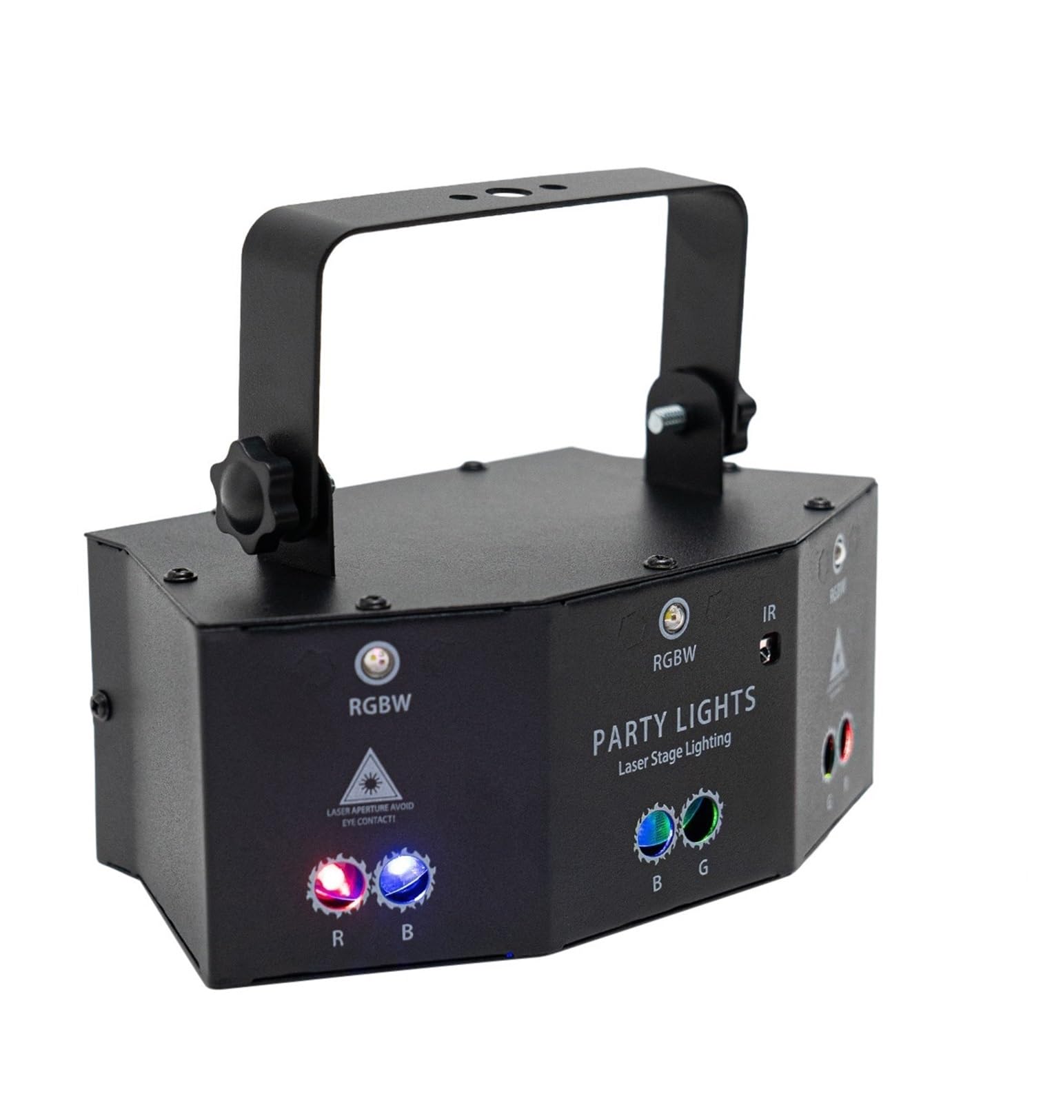 9 Eyes Strobe Lighting Modalità di controllo multiple Sensore audio integrato Illuminazione da palcoscenico per KTV DJ Bande Bar Uso esterno e interno