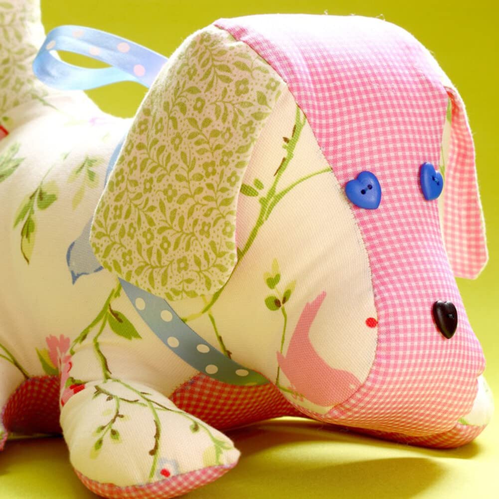 Aufodara Lot De 7 Tissus Coton Couleur Unie Textile Patchwork Chiffons