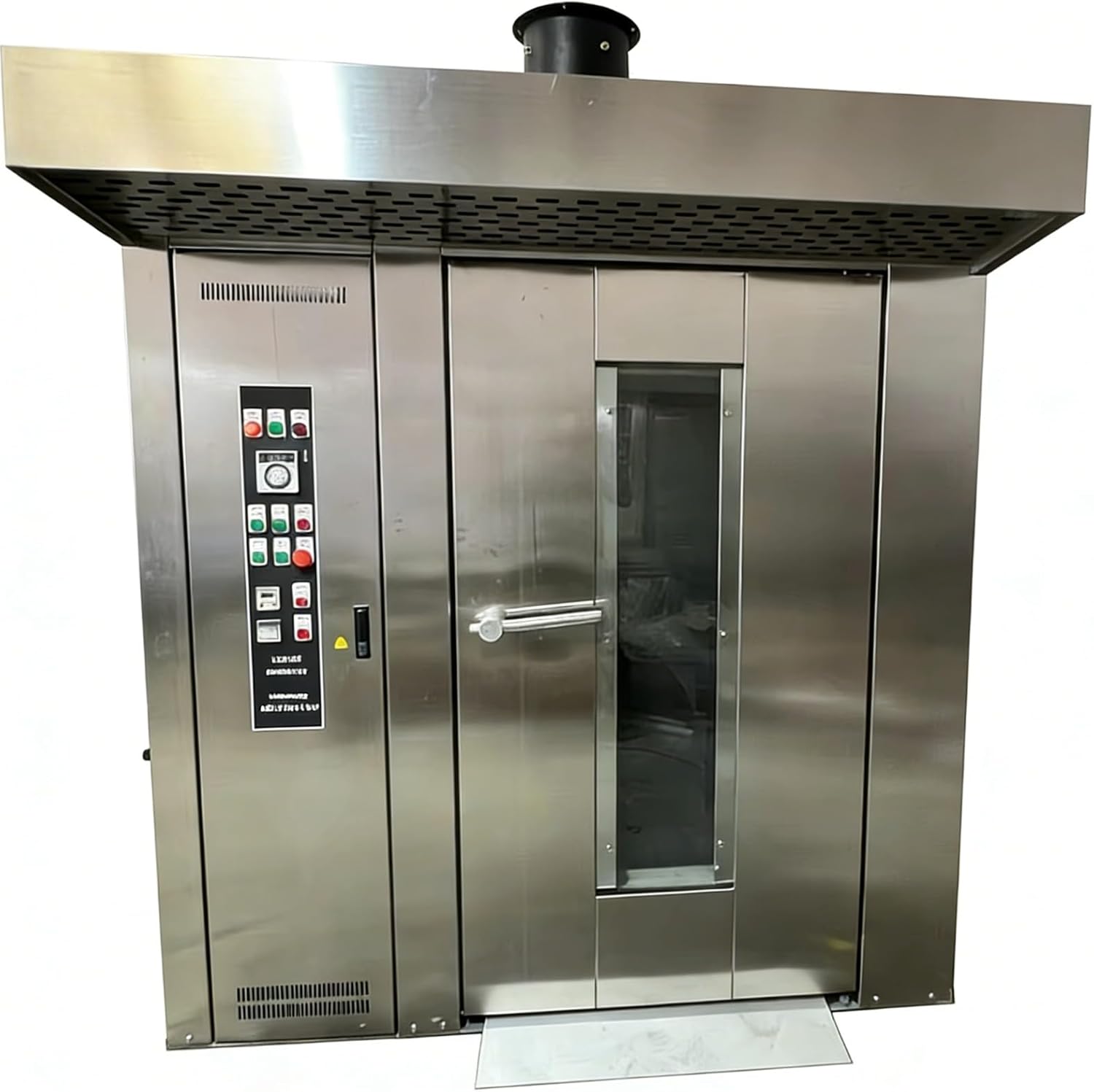 Full Size 32 Tray Commercial Convection Oven, Stainless Steel, Rotating Hot Air Circulation, Adjustable Temperature Control, Quick Cooking for Pizza, Baked Goods, Bakery and Restaurant Use