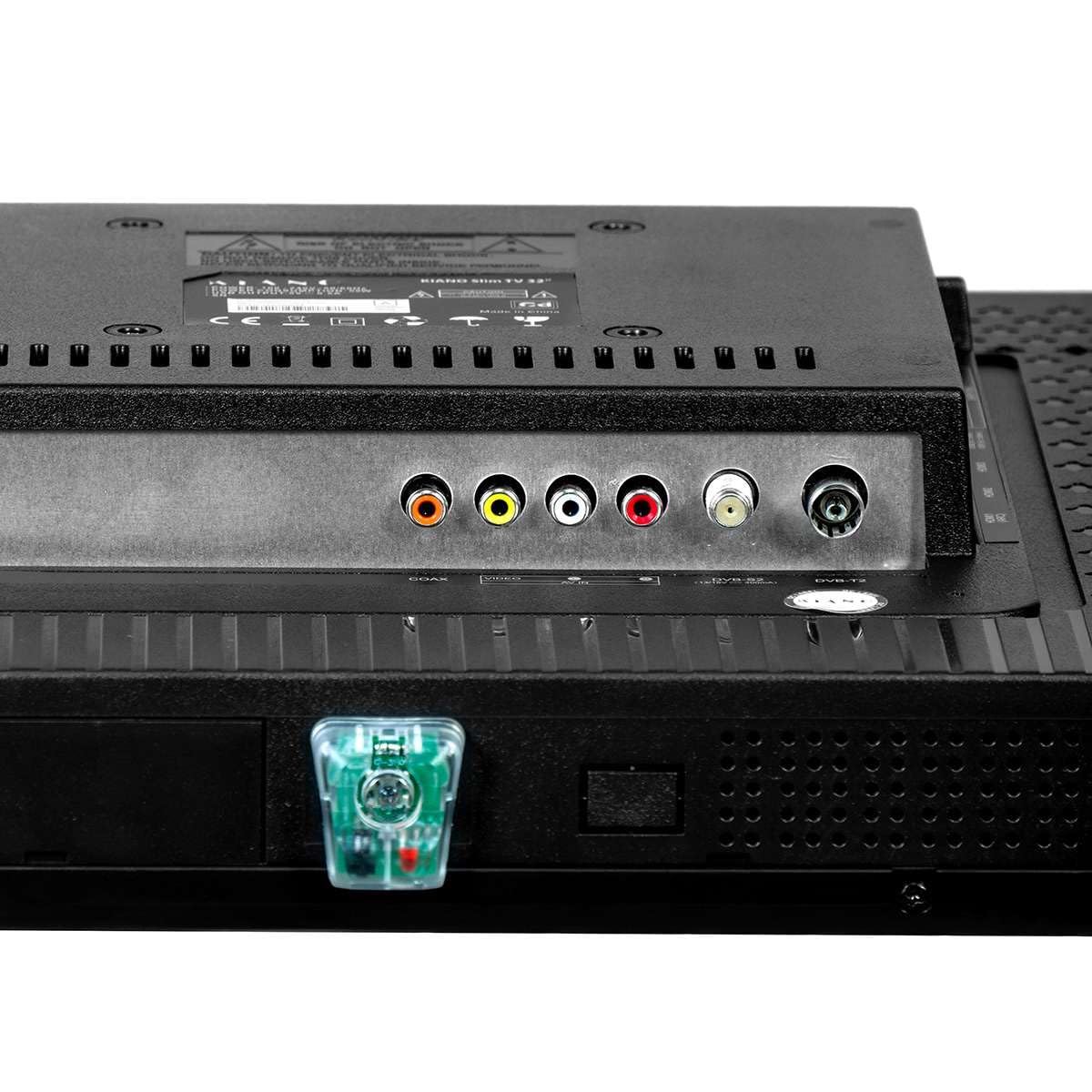 Kiano Slim TV Televisores 32" Pulgadas 80 cm |Triple Tuner DVB-T2 Ci Ci+ | LED HD TV Pantalla | 2 HDMI Entradas | Multimedia USB | Dolby Audio | PVR | Hotel Mode | Negro | Modelo 2022