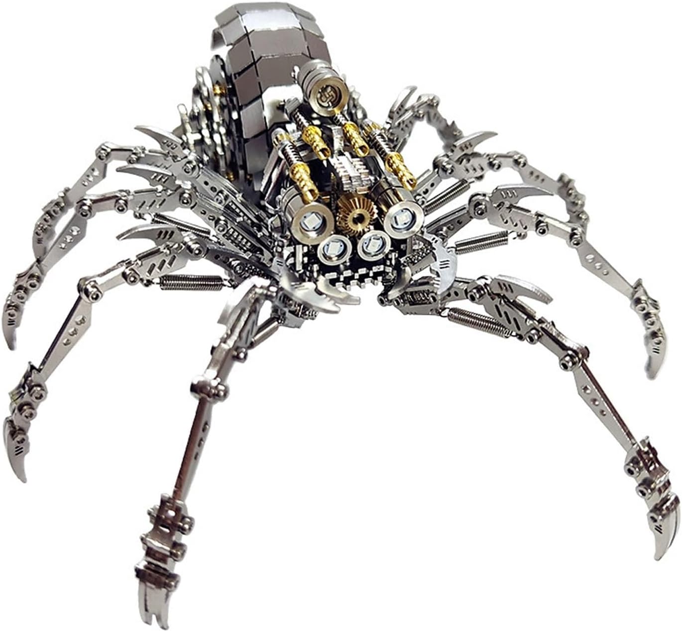 MZAN Spider King Plus Metal Assembly Model 3D Puzzle Mechanical Insect Hand-Made Creative Toy (Spider King)