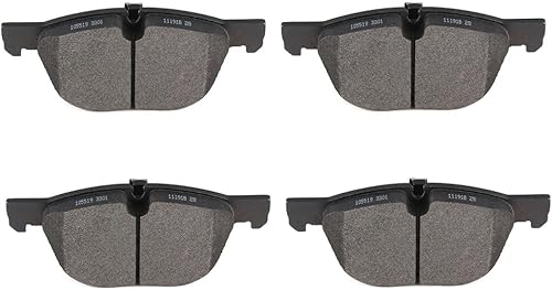 SCITOO Kit de pastillas de freno semimetálicas D1294 reemplazo delantero para BMW X5 2007-2018, para BMW X6 2008-2019