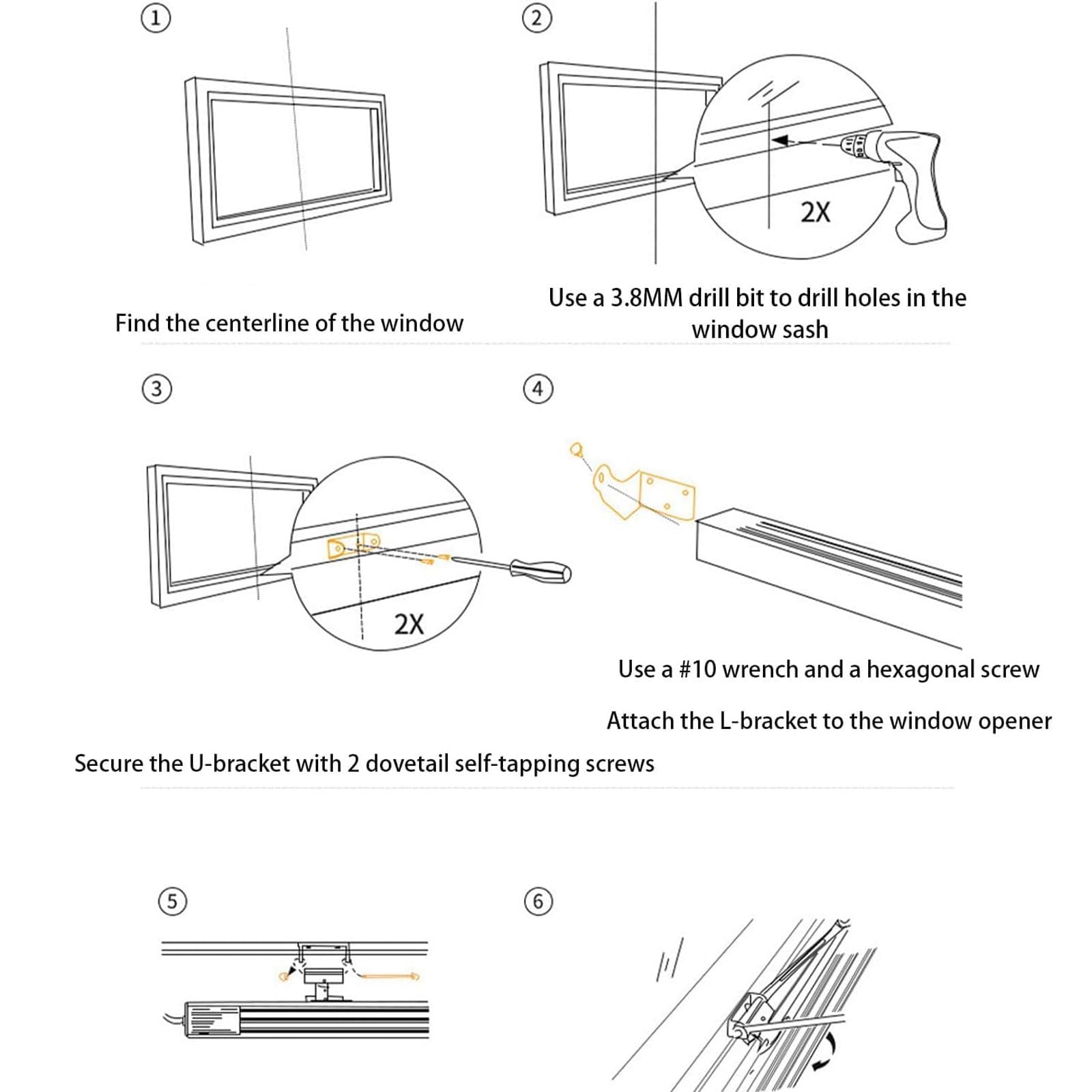 Actuador Eléctrico de Abridor de Ventanas con Control Remoto e Interruptor Silencioso, Abridor de Ventanas de Cadena, Carrera de 300 Mm a 1000 Mm, Para Tragaluces y Ventilaciones de Techo 300mm