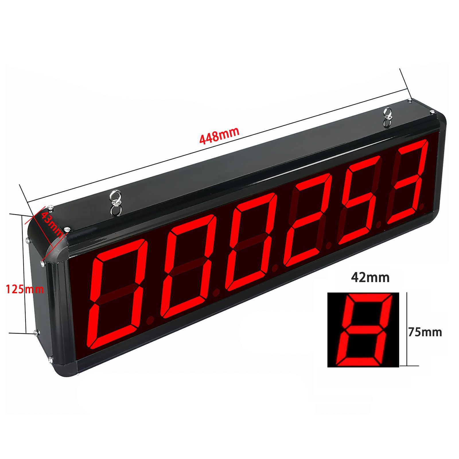 Contatore digitale per linea di produzione a LED, conta fino a 999999, sensore a infrarossi regolabile 30-70 cm, per fabbrica, officina, scuola