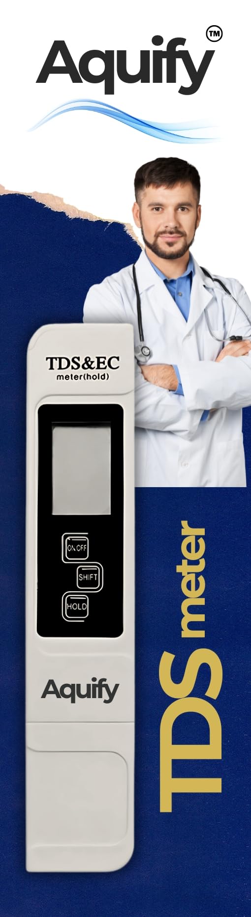 3-in-1 TDS Meter, EC Meter & Temperature Meter | High-Precision Digital Water Quality & Conductivity Tester for RO, Borewell, Aquarium & Drinking Water-image-28