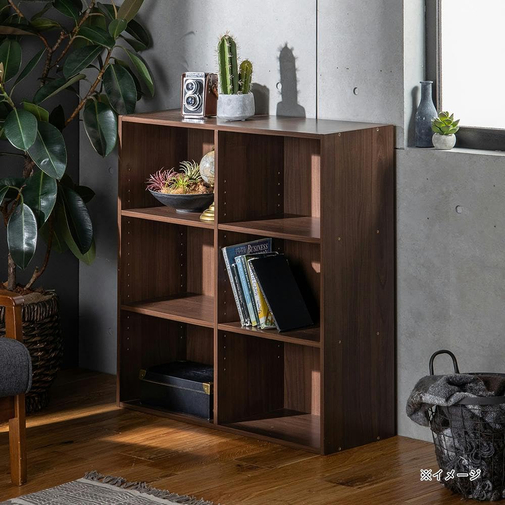 Amazon｜カインズ(CAINZ) 可動棚収納ボックス SH43 ダブル ブラウン