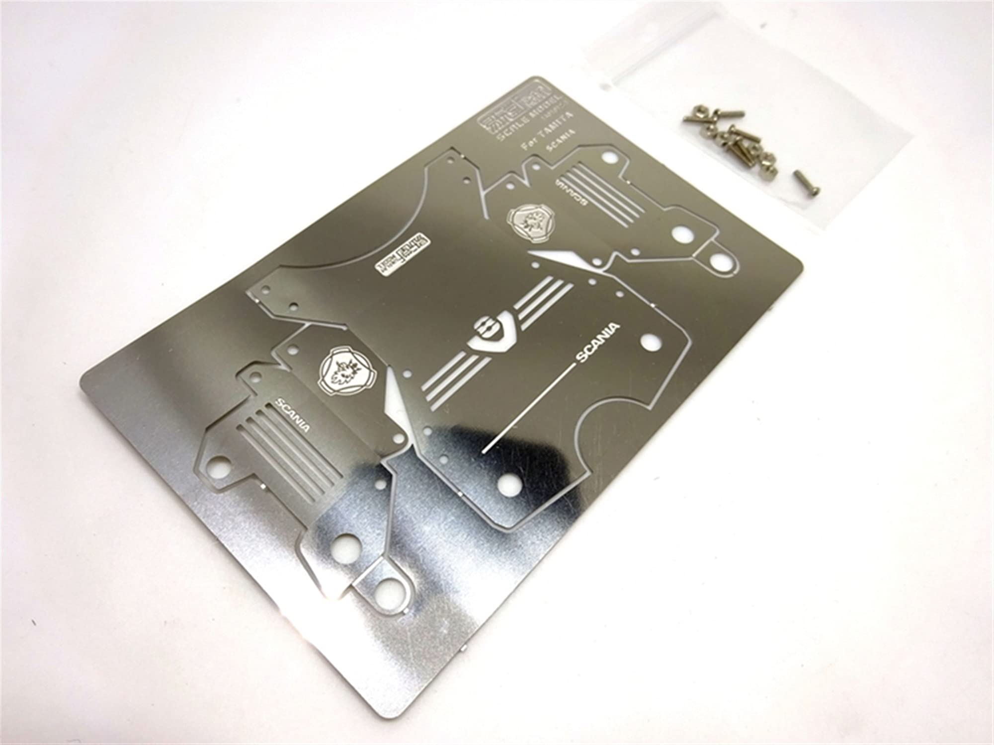 Buy DAPENGNIAO Metal Rc Truck Gearbox Guard Cover For 1/14 Rc Tamiya Scania R620 Benz 3363 MAN