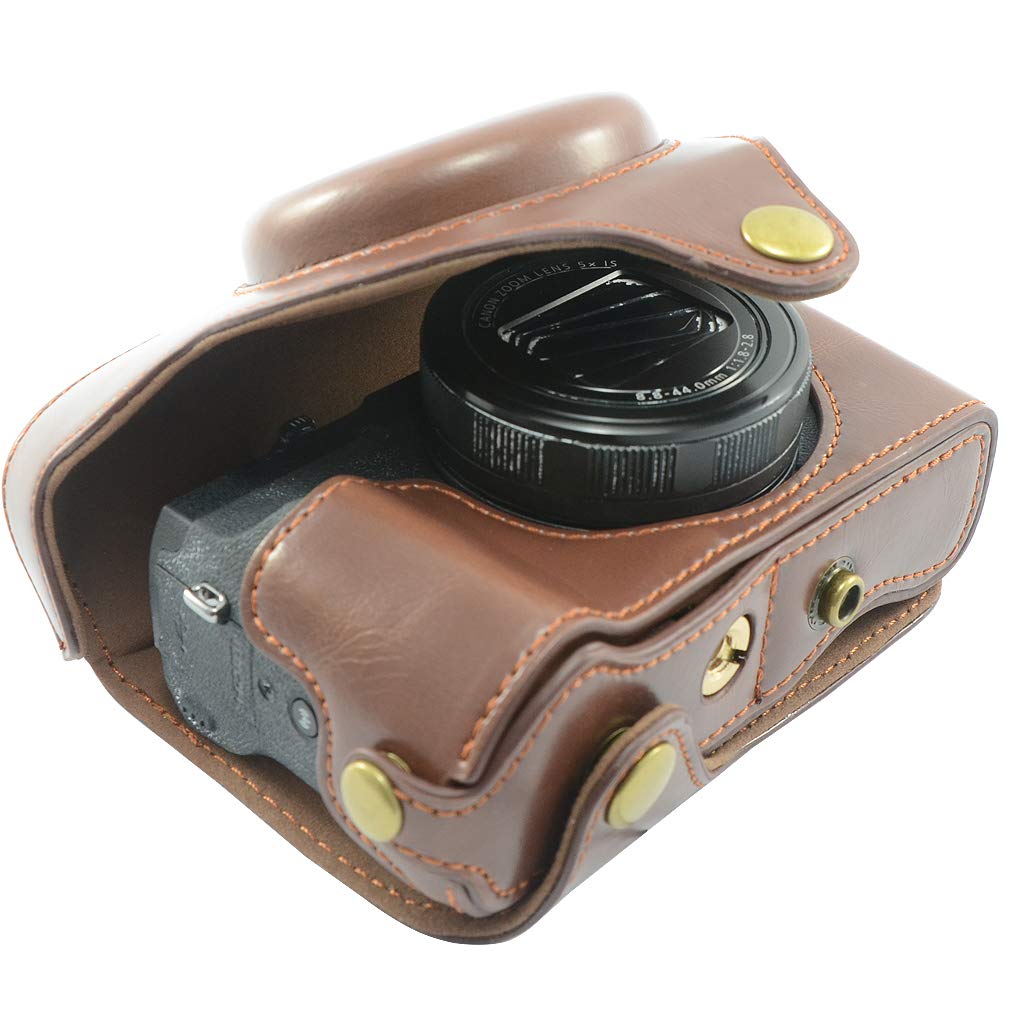 Amazon.co.jp: FIRST2SAVVV ダークブラウン キヤノン Canon PowerShot