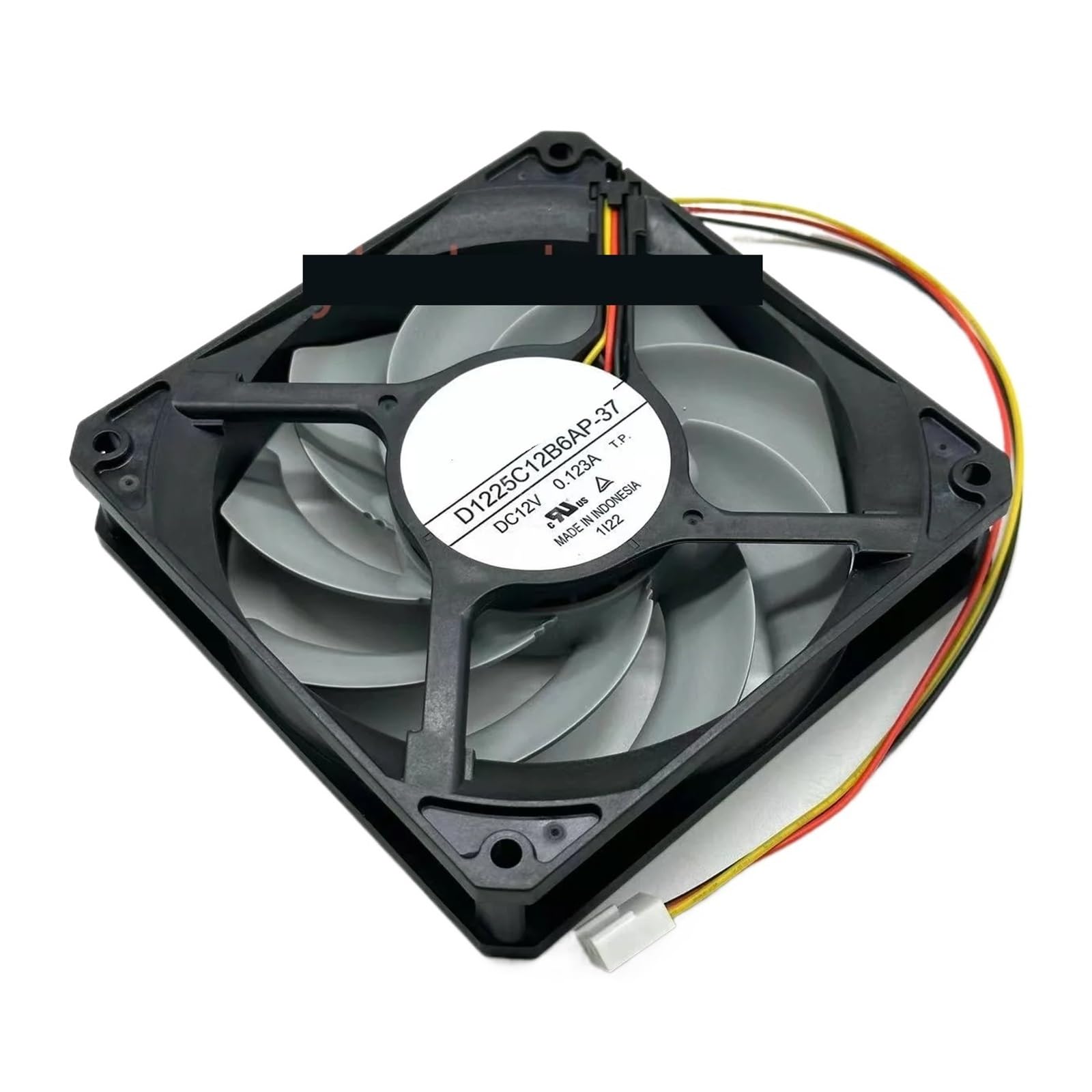 Ventilateur de serveur 3 fils D1225C12B6AP-37 évacuation chaleur boîtier informatique