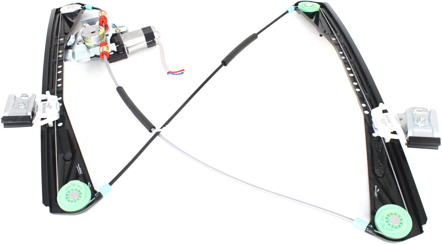 JC Whitney Window Regulator Front, Passenger Side Compatible with Lincoln LS 2000-2002, Jaguar S-Type 2000-2002 RH, Power, w/Motor JWJ462907