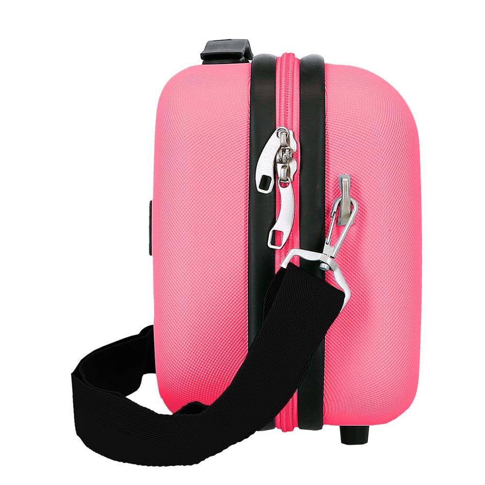 Pepe Jeans Montana Nececer Adaptable Rosa 25x21x15 cms Rígido ABS 9,1L 0,8 kgs by Joumma Bags