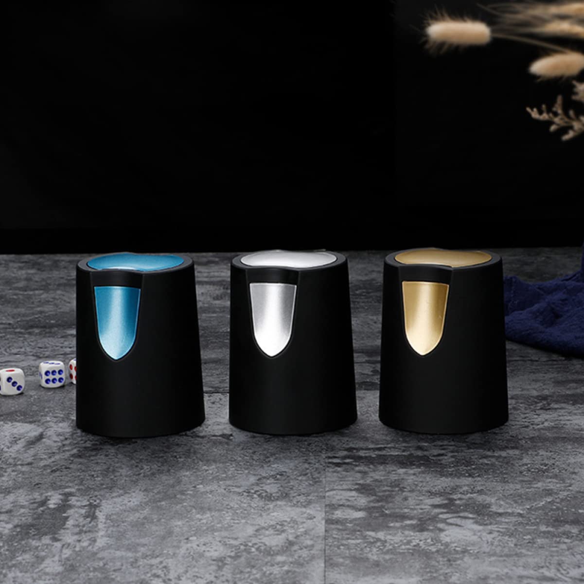 ifundom Dice Cup Clock Bar Dice Container Przenośny Kubek Do Gry W Kości Do Gier Ktv Praktyczne Akcesoria Do Gier
