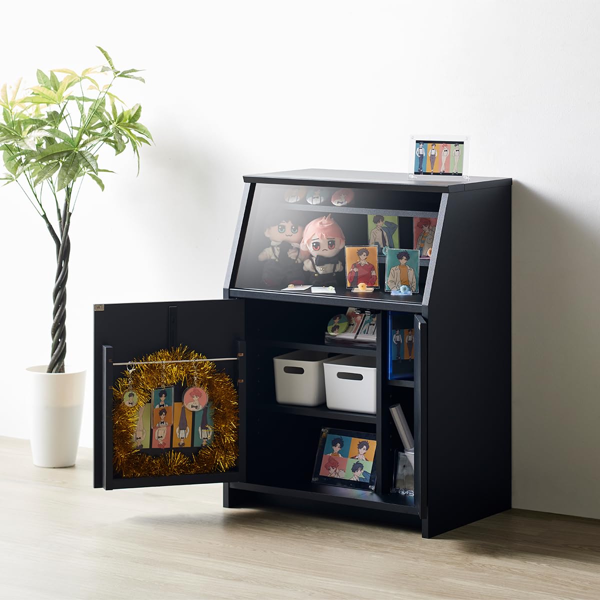 Amazon.co.jp: 朝日木材加工(Asahiwood) 推し活ラック オシピタ