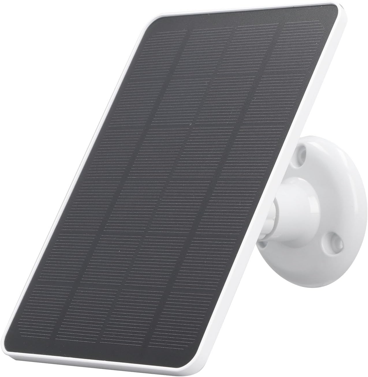 10W Solar Panel Charger, IP65 Monocrystalline Silicon Portable Solar Powered Charger Kit with Bracket, Continuous Solar Power Supply for Cameras (White)