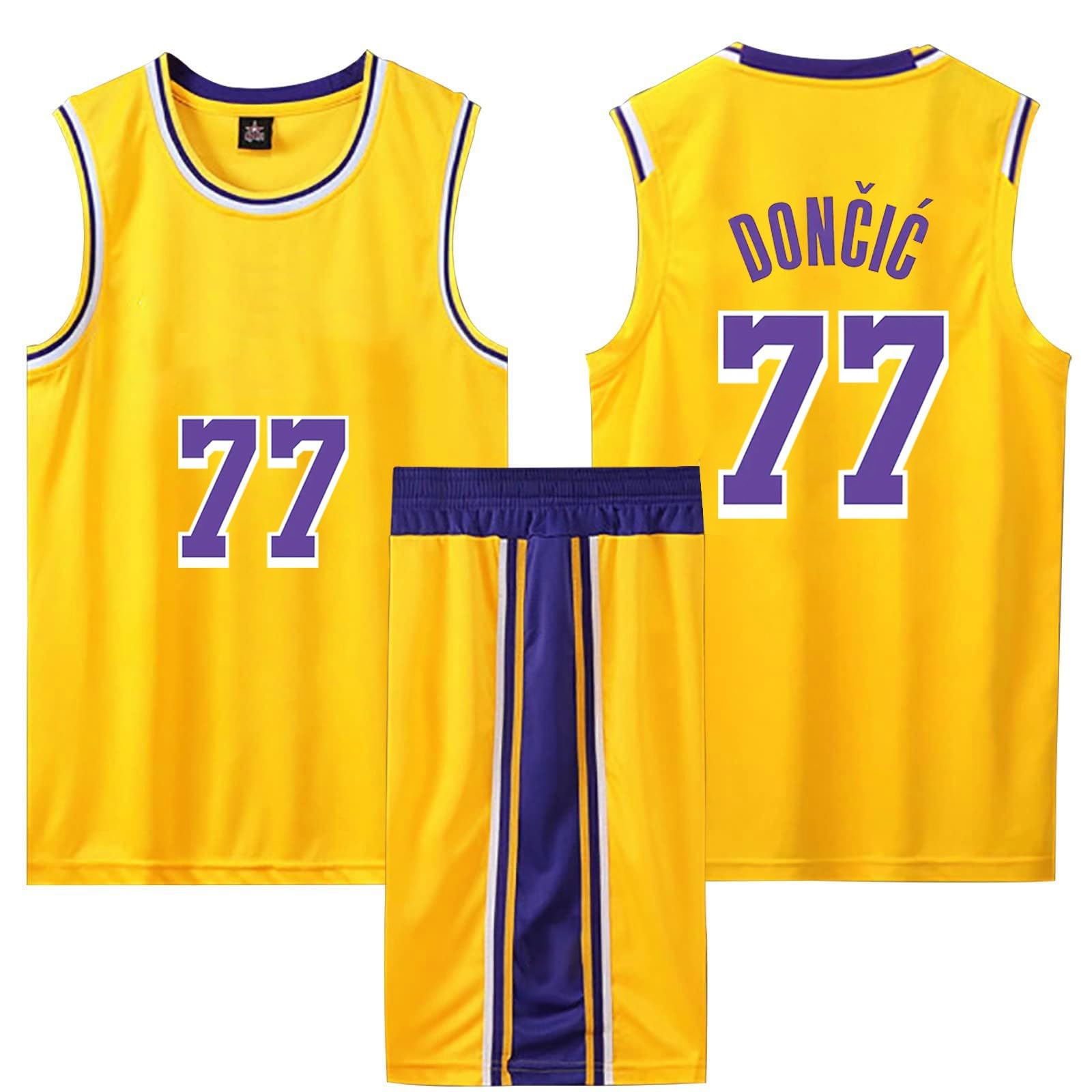 Maillot Basket Enfant-Adulte 2 Pièces 2025 Bleu Coupe Ajustée Col Rond Manche Courte Évacuation Humidité Respirable