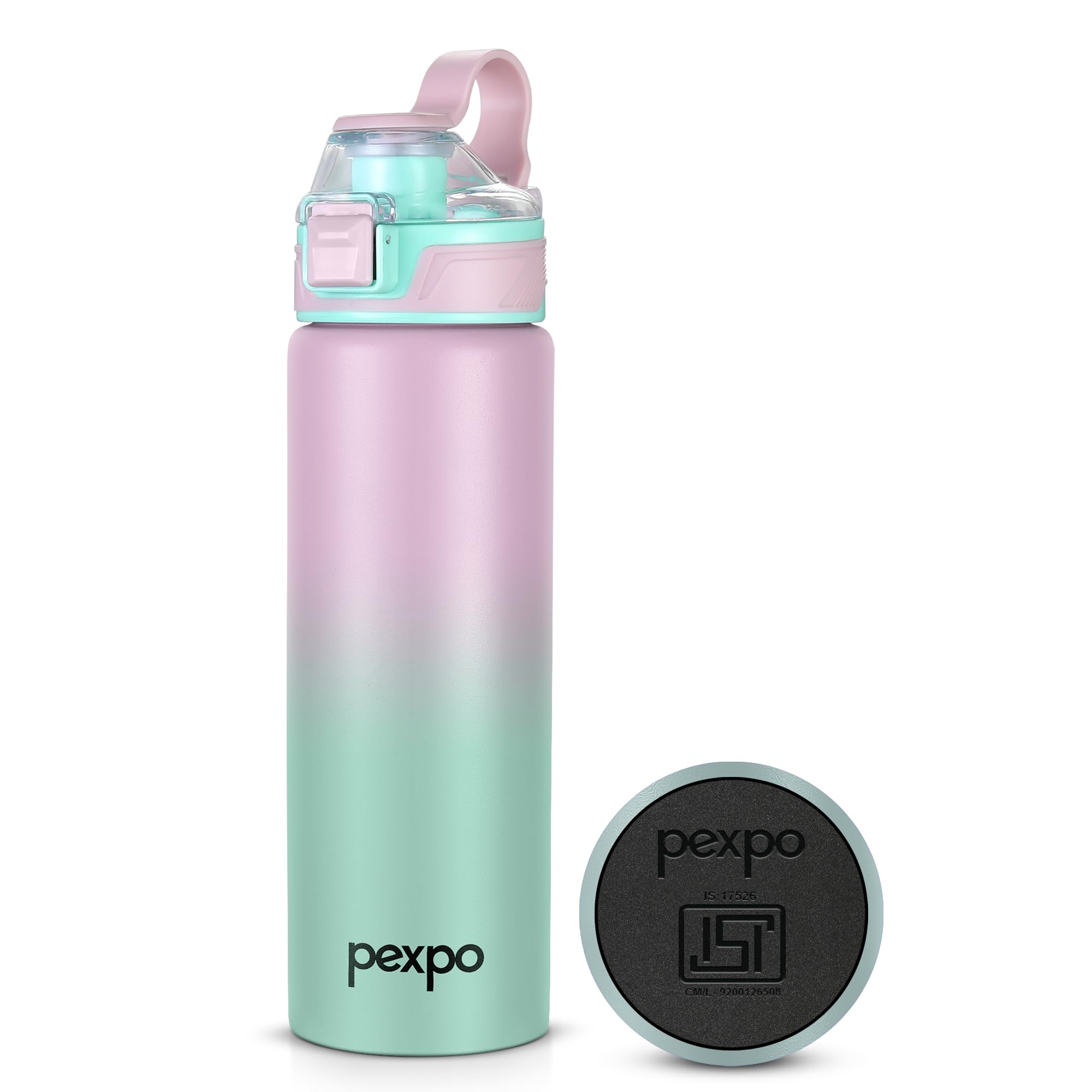 Go24 pexpo Stainless Steel Water Bottle 1 Litre, 3 Layer Vacuum Insulated — Amazon image 6