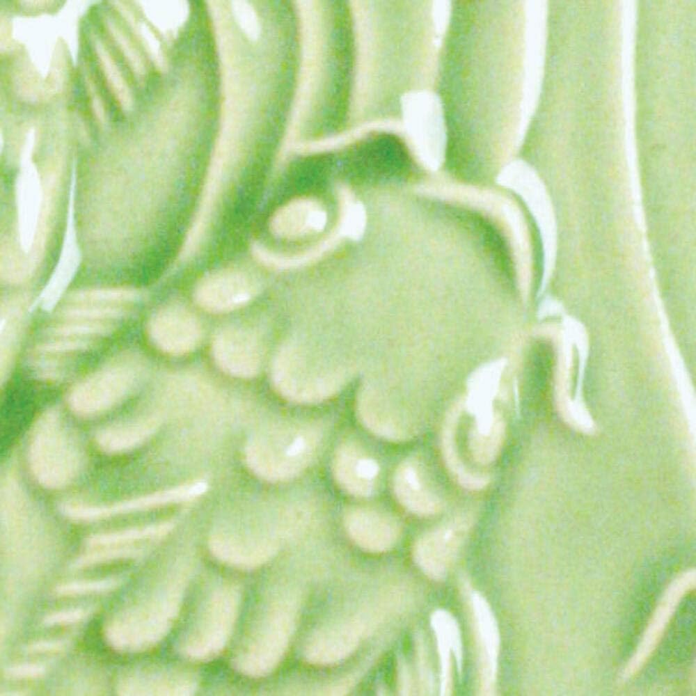 AMACO LG-45 Lead Free Liquid Gloss Glaze, Emerald Green, Pint