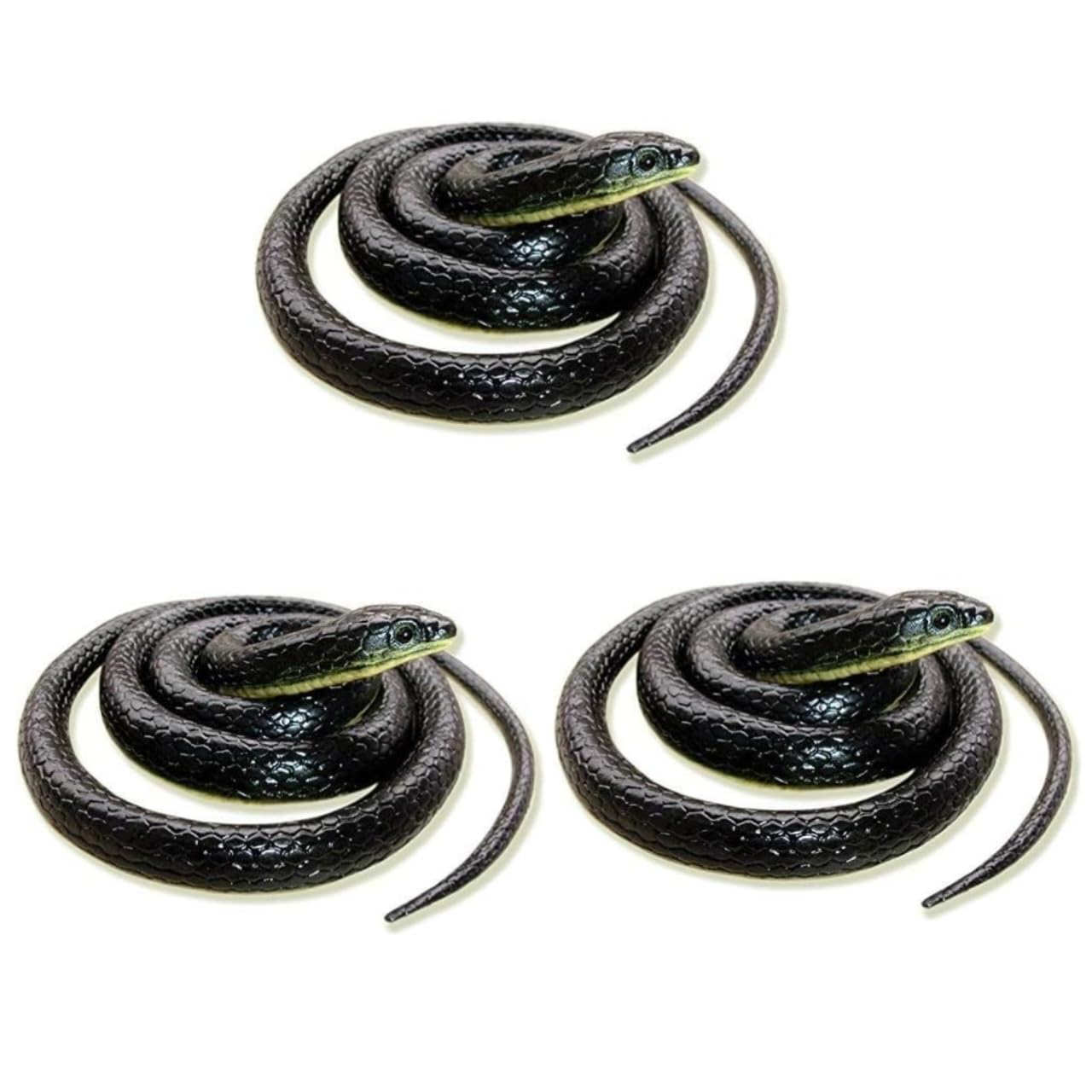 TOYSFAST® Black Snake (3 PCS) Rubber Toys Fake Snake Frank Toys 28 inch Fake Snake for Prank Enjoying Toys (A118) (B0DDPMN9MZ) Amazon Price History, Amazon Price Tracker