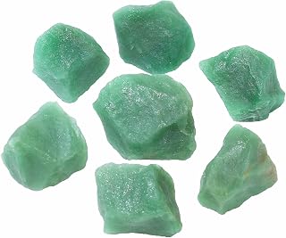Raw Green Aventurine Crystals Bulk, Real Gemstones and Crystals, Rocks and Minerals, Healing Crystals, Quartz Crystals and Healing Stones, Cuarzos Originales De Energia Y Piedras(1LB)