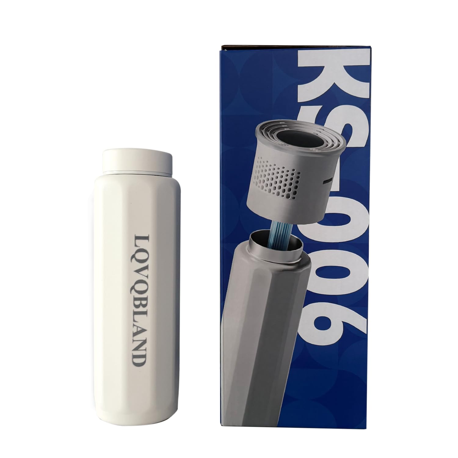 400ml Plastic Water Bottle with Leak-Proof Lid - Ideal for Gym Office Outdoor Use White
