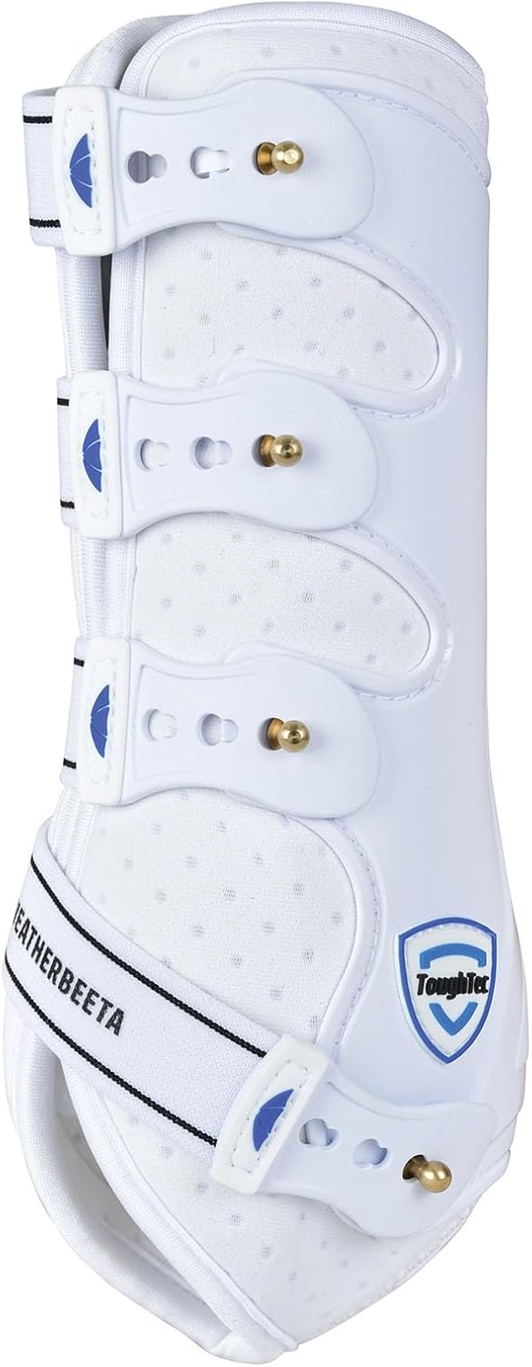 WeatherBeeta Tough-Tec Hard Shell Dressage Boots, White, Medium