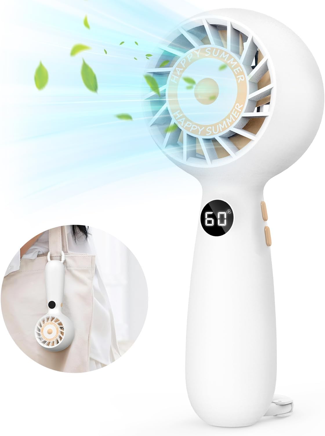 Amazon | JUUE ハンディファン 携帯扇風機 手持ち扇風機 1-100段階風量調節 ハンディ扇風機 充電式USB扇風機 USB充電式 ...