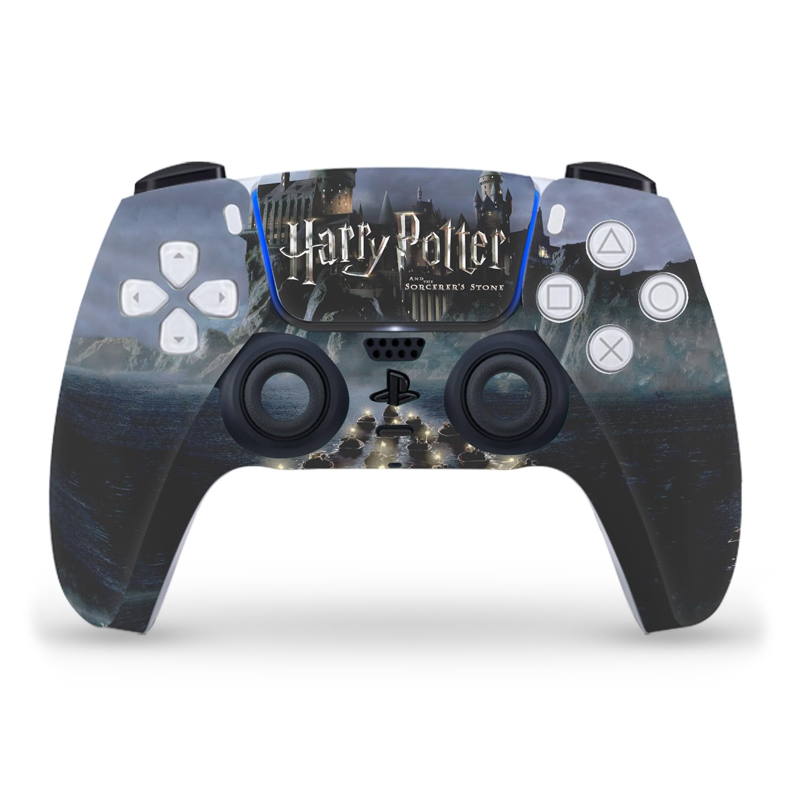 Head Case Designs sous Licence Officielle Harry Potter Château Graphiques Vinyle Autocollant De Jeu Peau Compatible avec Sony PlayStation 5 PS5 Slim Disc Edition Console & DualSense Controller