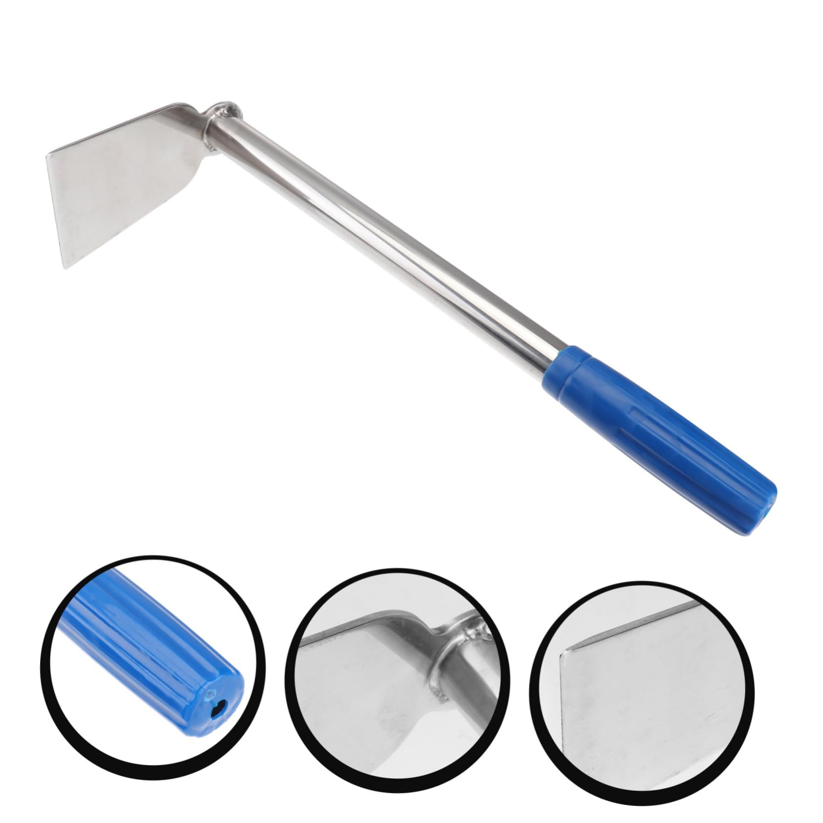 TOYANDONA 2 Piezas de Jardinería de Inoxidable Herramienta Ergonómica para Deshierbe y Plantación para Huertos Ligero y Duradero