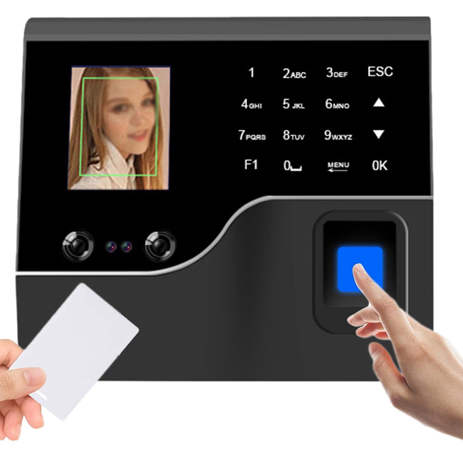 Deaver Time Attendance Machine Biometric Fingerprint Recognition ...