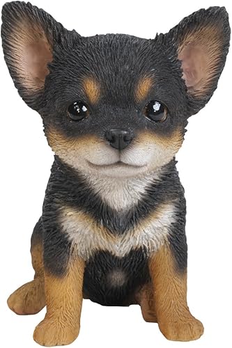 Pacific Giftware Estatuas coleccionables de Chihuahua Puppy de 6.5 pulgadas