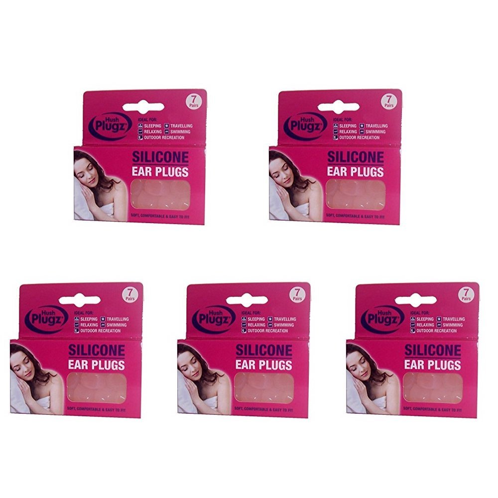 Hush Plugz 5 X Silicone Earplugs (Price inclusive of VAT)