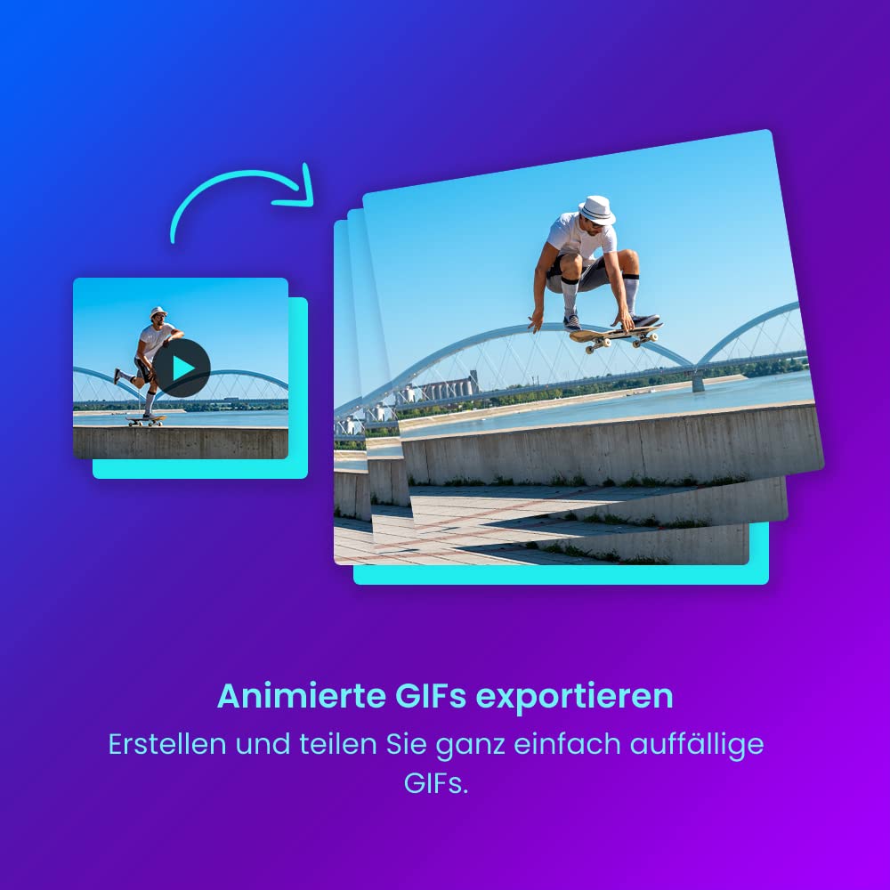 CyberLink PowerDirector 365 12 Monate Videobearbeitungsprogramm PC Greenscreen Effekte Screen Recorder Windows Box