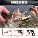 Tuenort Multifunctional Fishing Tools Set, Fishing Pliers, Fish Hook Remover, Fish Lip Gripper, Fish Hook Knotter, Handheld Fishing Scale, Fishing Gear, Fishing Gifts for Men for Father's Day gallery image