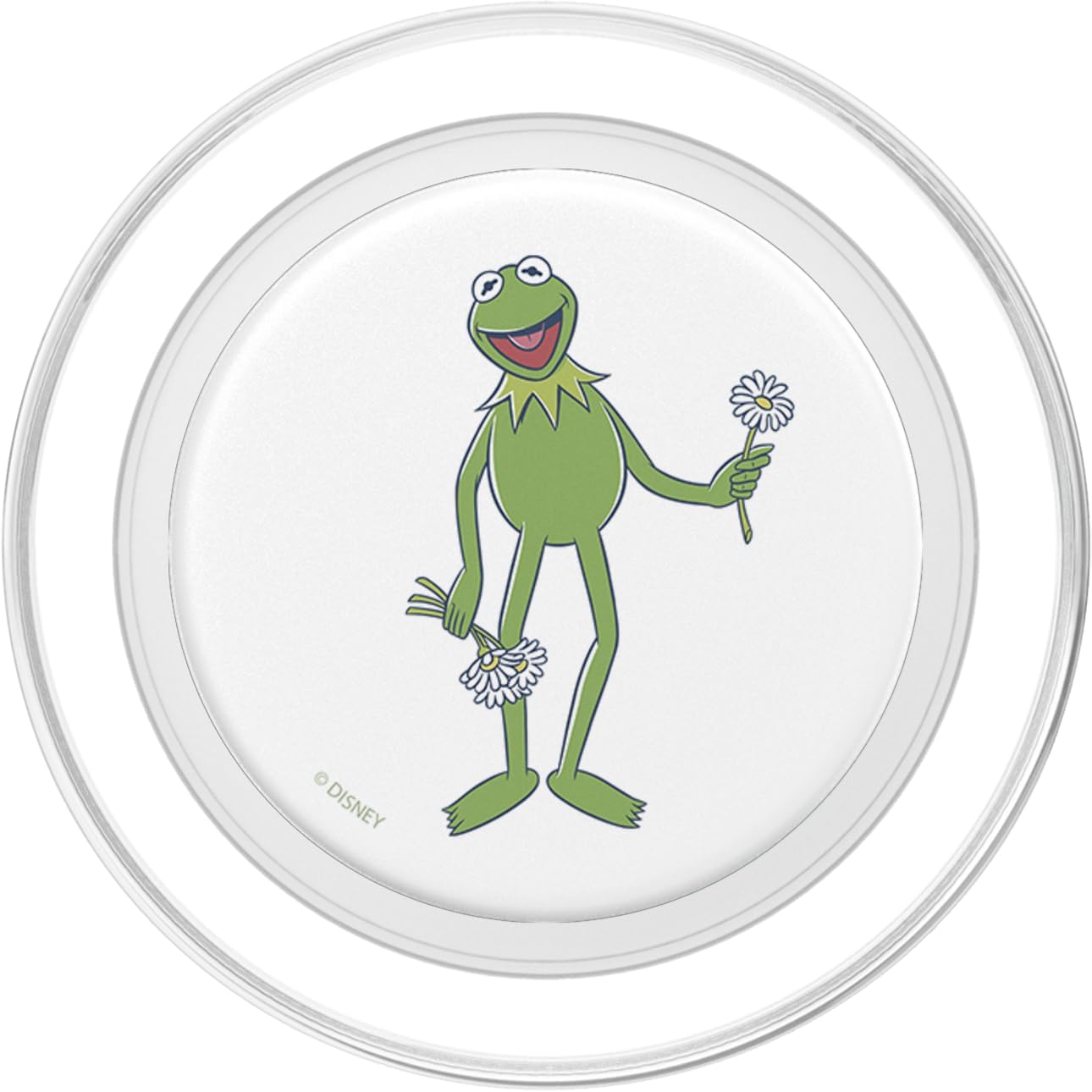 Disney Muppets Kermit With Flowers PopSockets MagSafe PopGrip for iPhone