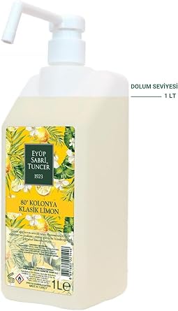 Eyüp Sabri Tuncer Klasik Limon Kolonyası Sprey Başlıklı 1 lt