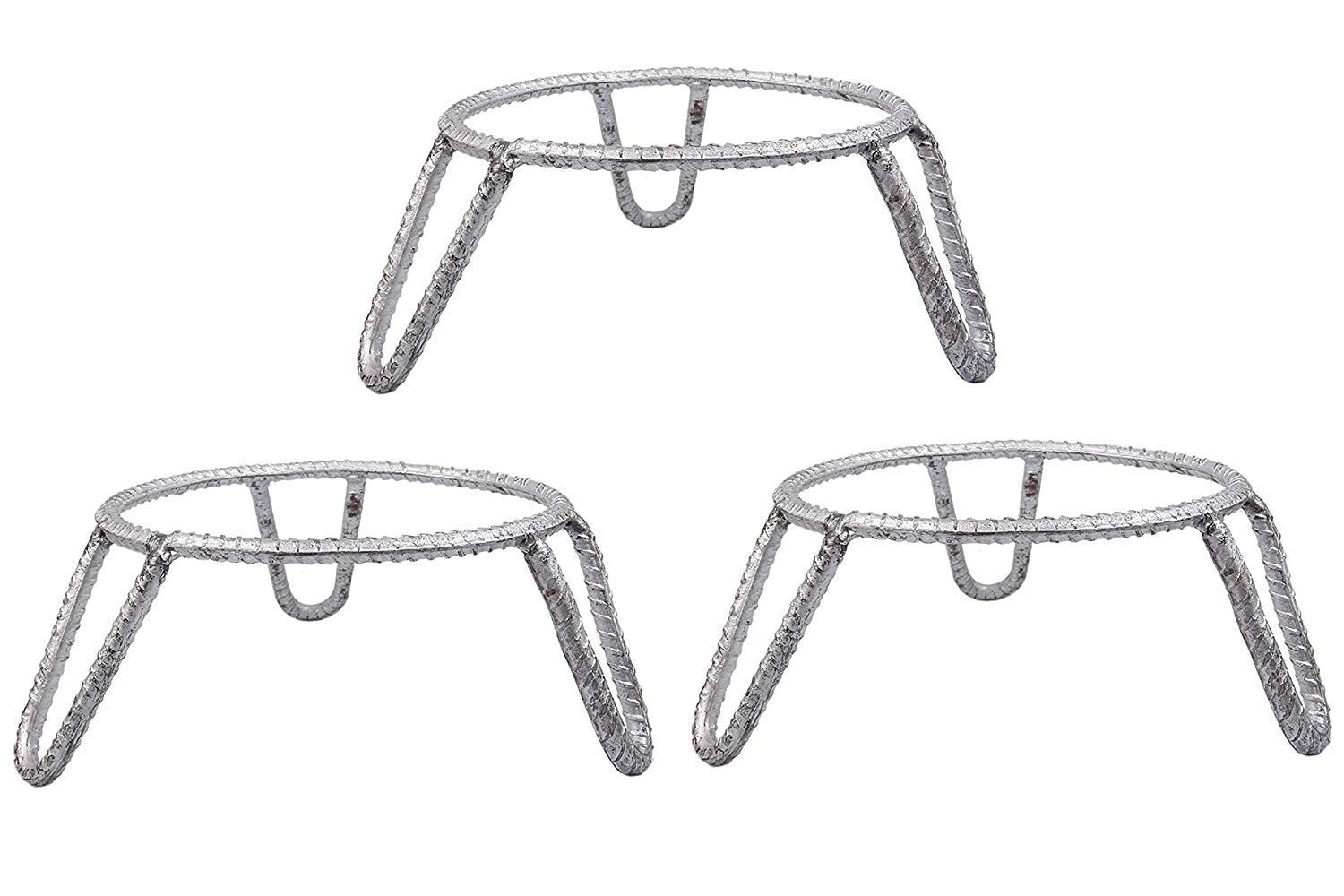 Silver Iron Pot Stands - 5 Pack -5 Silver Iron Pot Stands - 5 Pack -5
