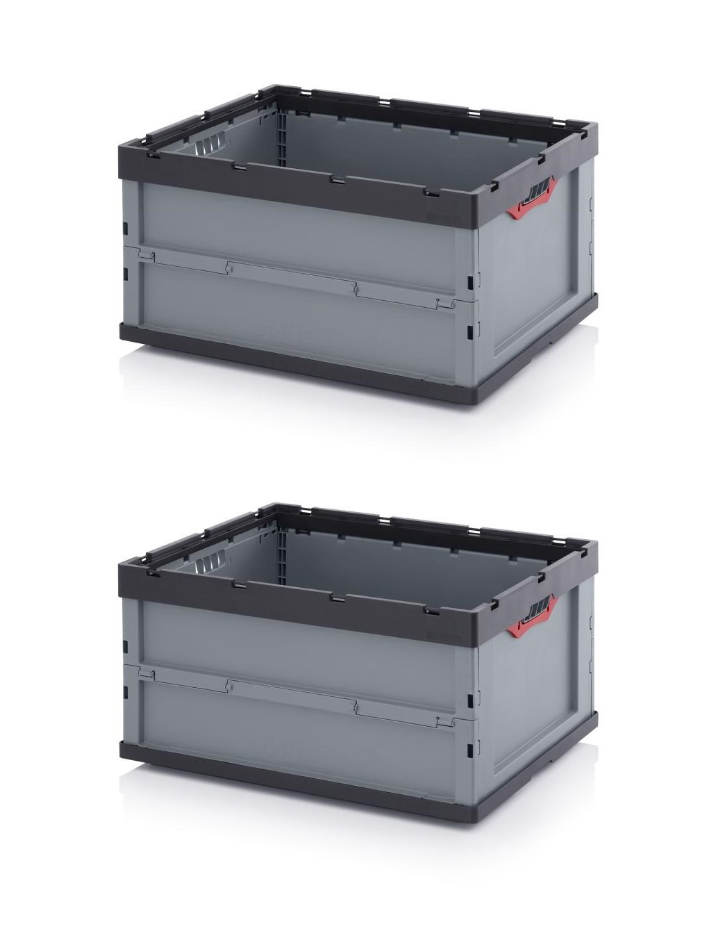 2 x profesjonalne składane pudełko 80 x 60 x 44 z calówką gratis * duże składane pudełko *