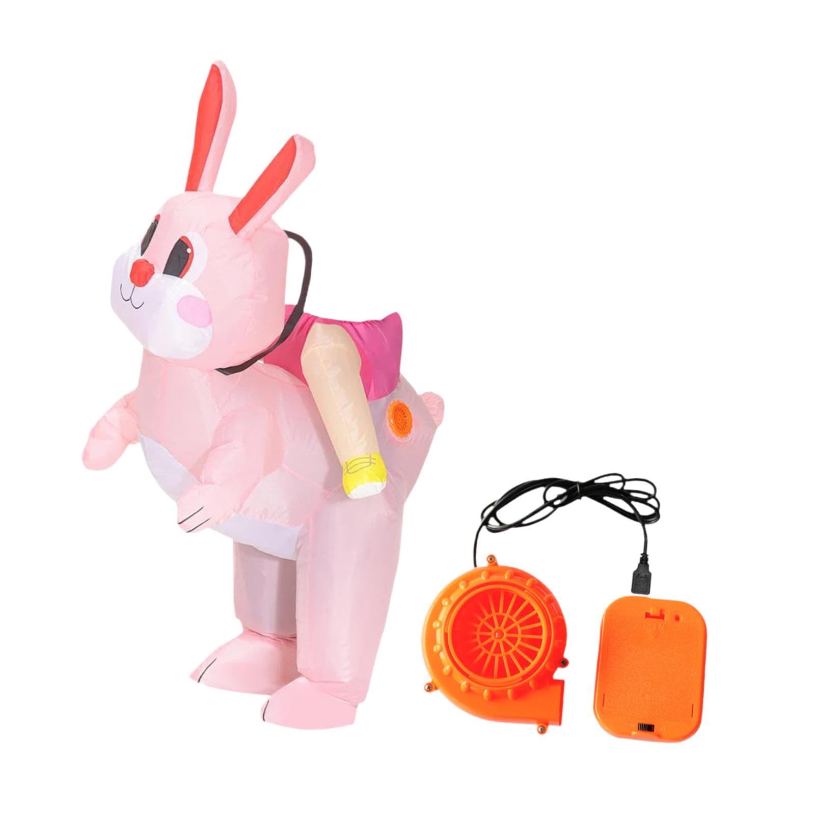 Easter Rabbit Inflatable Costume Full Body Suit for Holiday Parade Halloween for Kids|1 Inflatable Easter Bunny Costume| Unisex| Costumes, Reenactment, Theater |Clothing, Shoes & Accessories