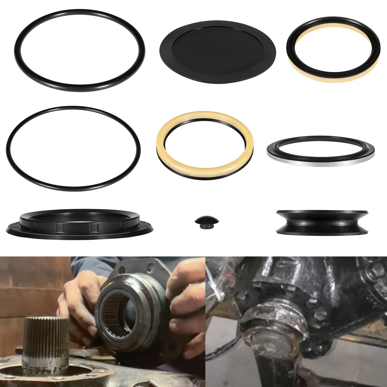 5544881 5545741 Sector Shaft Seal Kit replace Power Steering Gears Shaft for Sheppard M90 M100