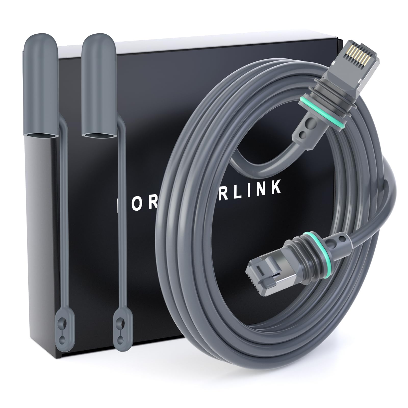 for Starlink Gen 3 Cable, 16.4FT/5M Replacement Standard V3 Star Link Cable for Starlink Rectangular Satellite Extension Star Link Ethernet Cable Waterproof Accessories - Gray