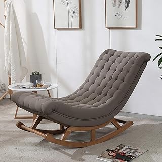 HZH Cadeira de balanço Cadeira de praia Lazer em casa Sofá Cadeira Grávida Cadeira de balanço Varanda Jardim Pátio Espreguiçadeira à beira do lago Espreguiçadeira para sesta Espreguiçadeira Cadeira de