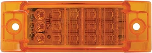 Miniatura 8 de GG Grand General 77667 Rectangular RojoClaro 15 LED Marcador y Luz de Giro, 3 Cables