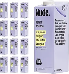 Nude Pack Bebida de Aveia Tudão 1l - Caixa 12 Unidades