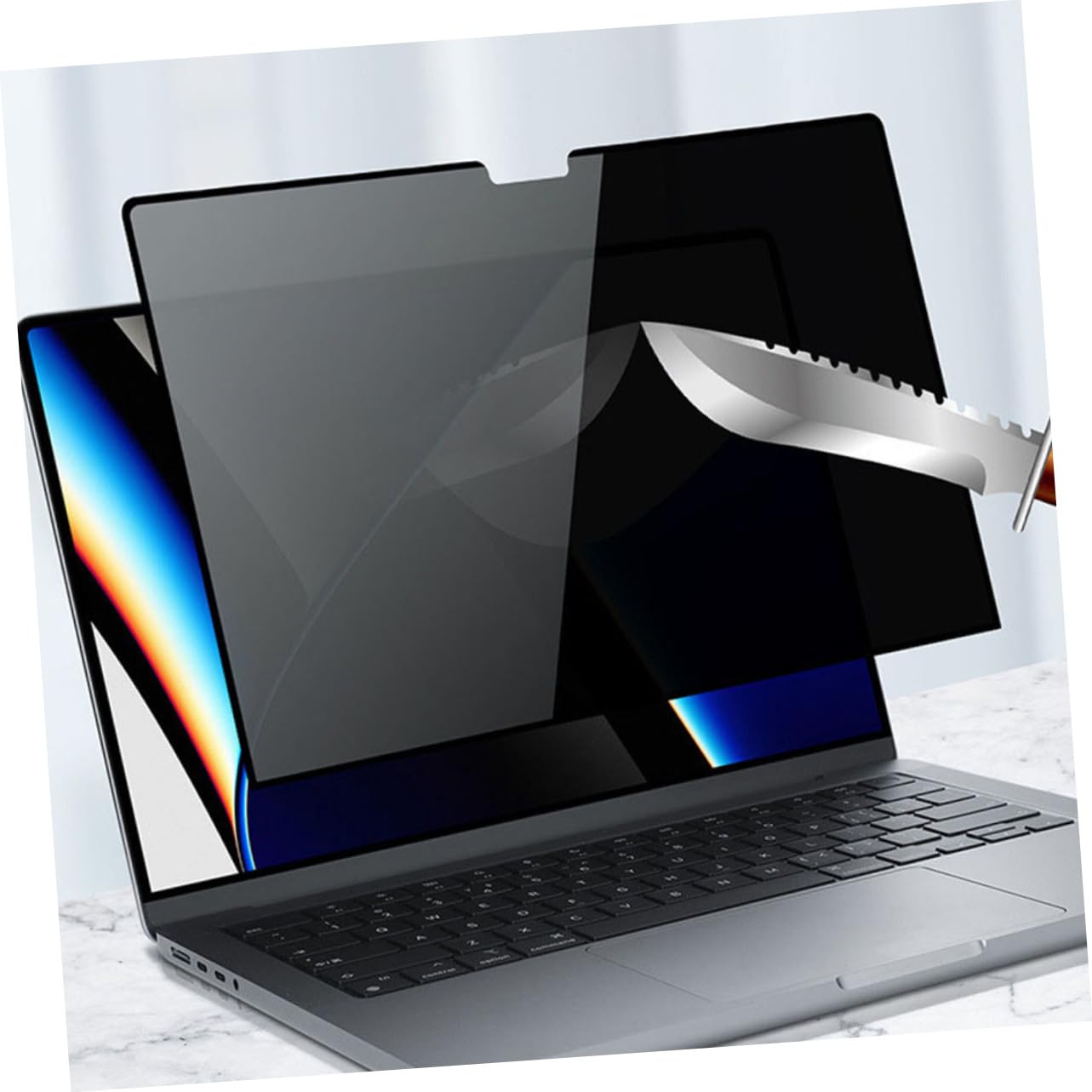 KONTONTY Computer Peeping Privacy Screen Protector Film for Air Glare Eye for Business Use