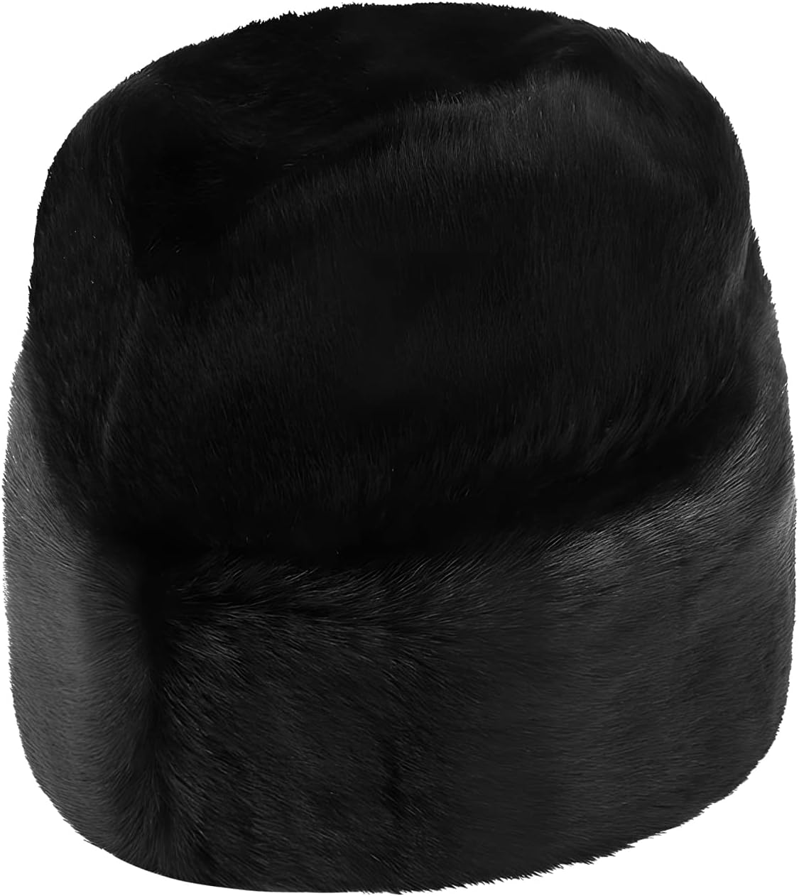 Winter Faux Fur Trapper Hat Men Women Russian Warm Ushanka Hat Windproof Furry Trooper Dad Hat Ski Snow Cap Outdoor Hunting