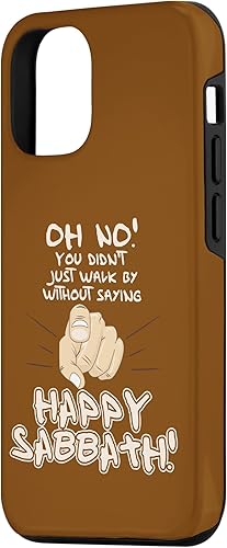 Miniatura 5 de Funda para iPhone 13 Pro Max Black Hebrew Israelite Clothing No Didn't Walk Happy Sabbath