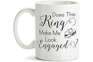 Does This Ring Make Me Look Engaged Ceramic Coffee Mug